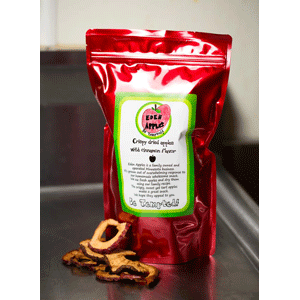 Crispy Dried Apples with Cinnamon Flavor 5oz bag Eden Apples, Crispy Dried Apples, Cinnamon Flavor, Apple Pie, Treats, Made in USA, Minnesota Made, 